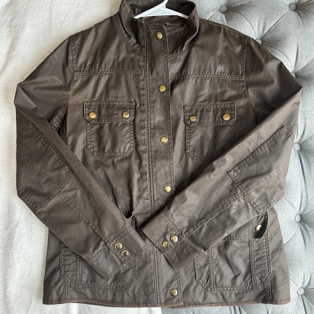 J Crew Women's Downtown Field Jacket (Mossy Green)